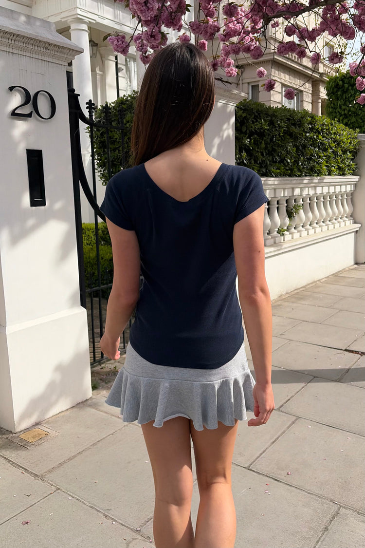 Alia Top | Navy Blue / XS/S