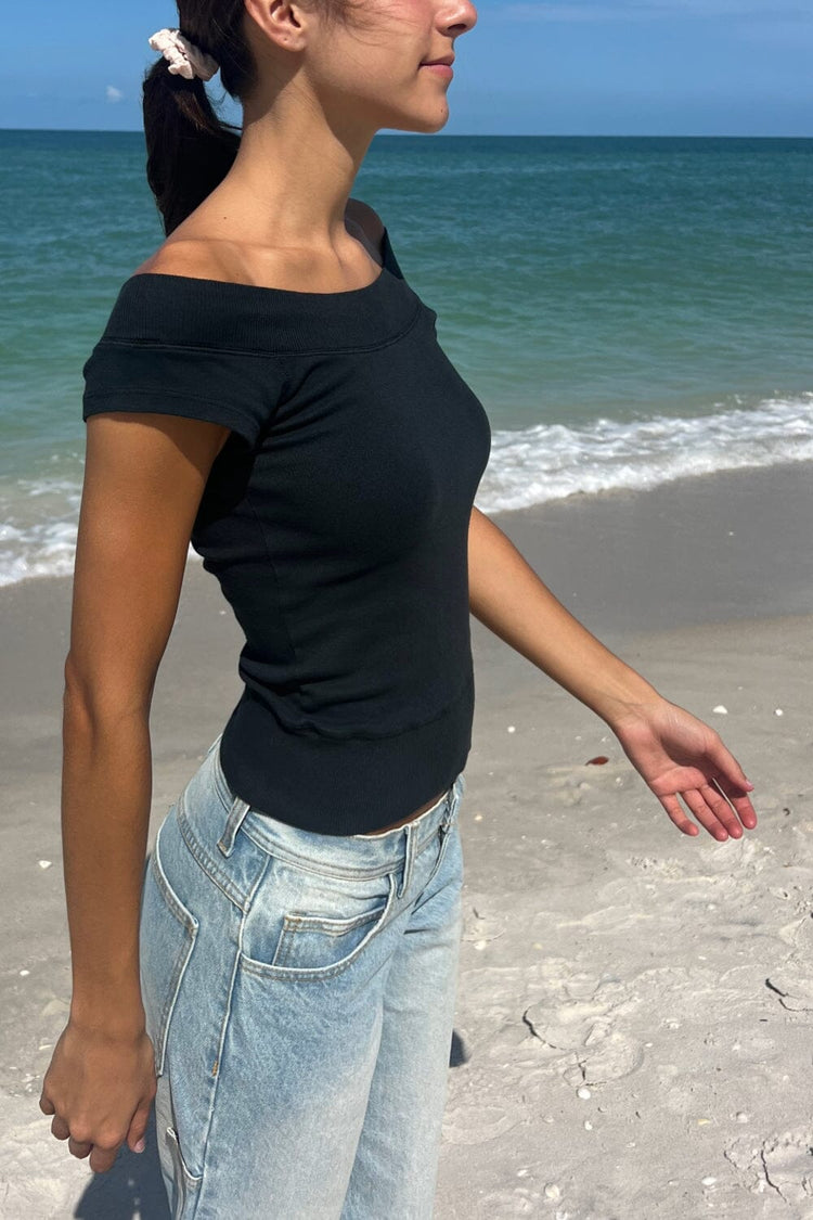 Ginny Top | Black / XS/S