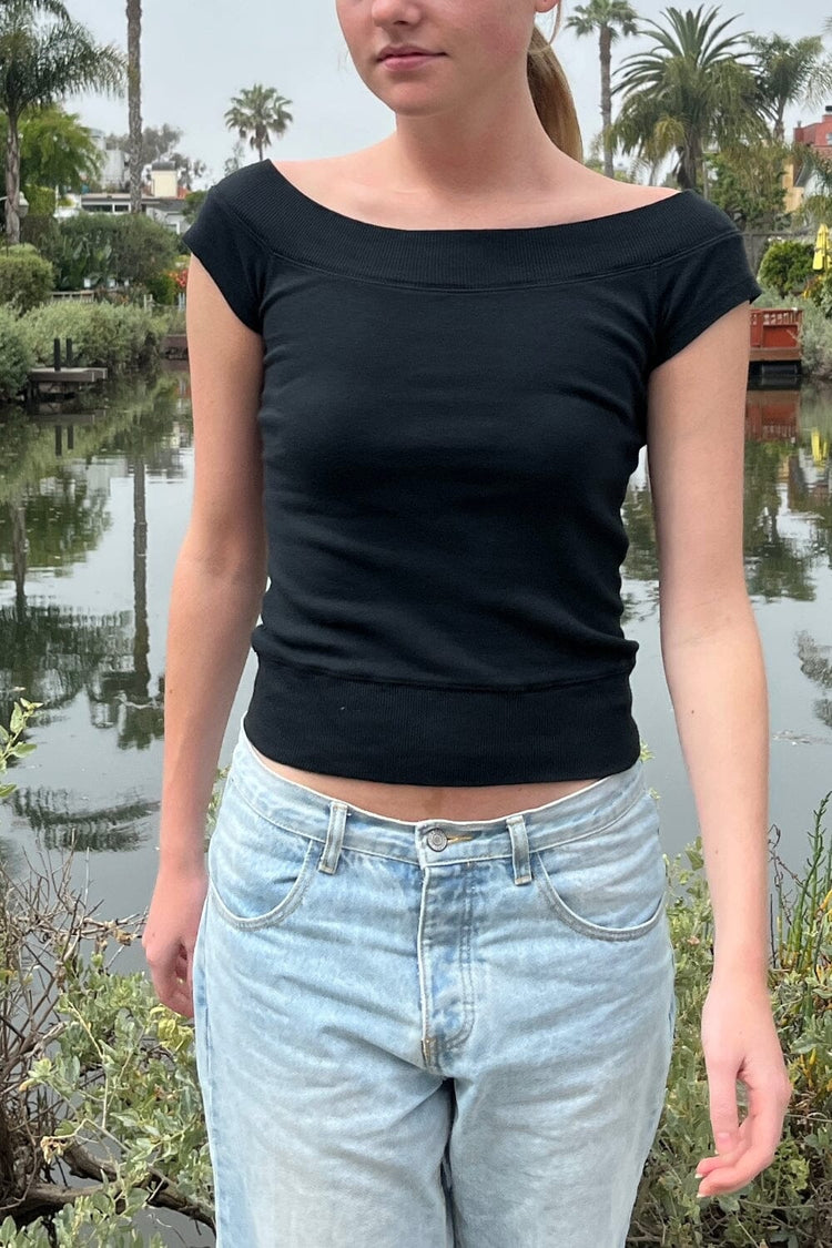 Ginny Top | Black / XS/S