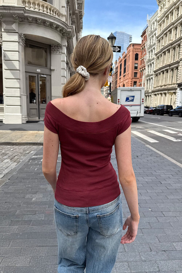 Ginny Top | Burgundy / XS/S
