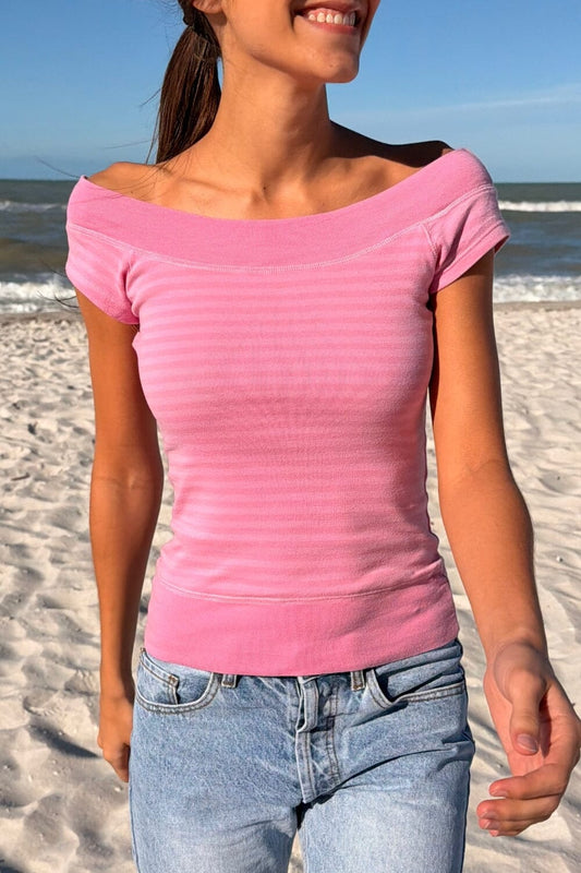 Bubblegum Pink Stripes / XS/S