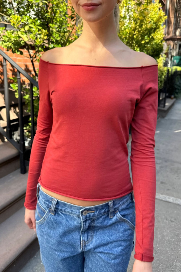 Bonnie Top | Orange Red / S