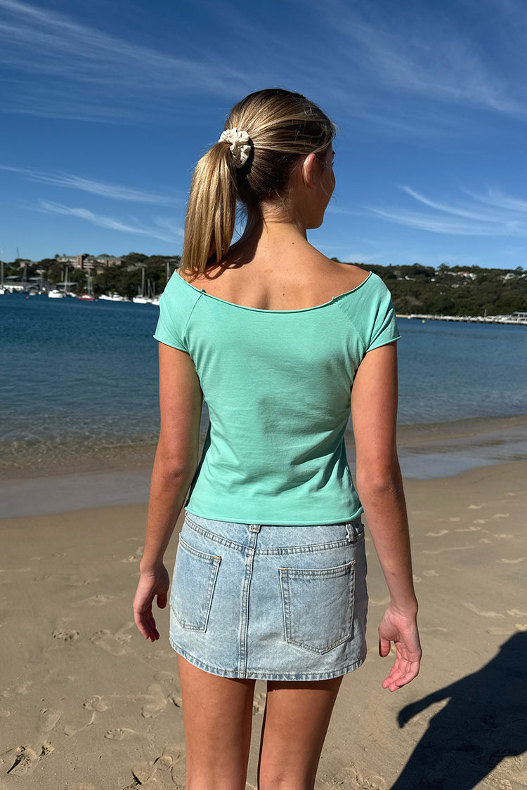 Bonnie Top | Seafoam Green / XS/S