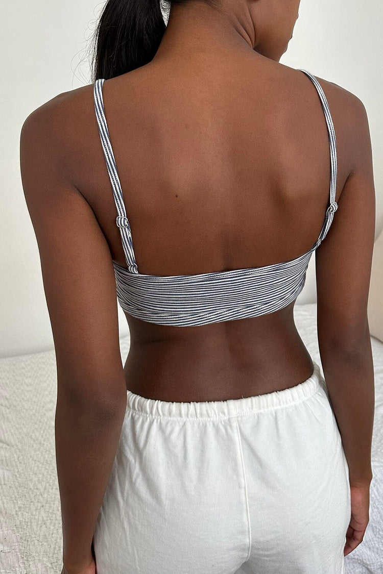 Polina Striped Bra Top