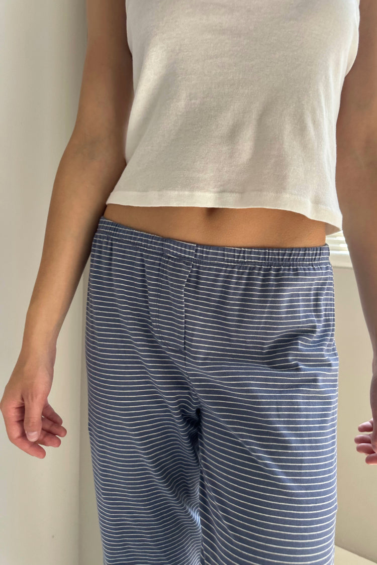 Keira Stripes Pants | Faded Navy White Stripes / XS/S