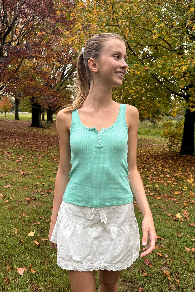 Dalis Long Tank | Seafoam Green / XS/S