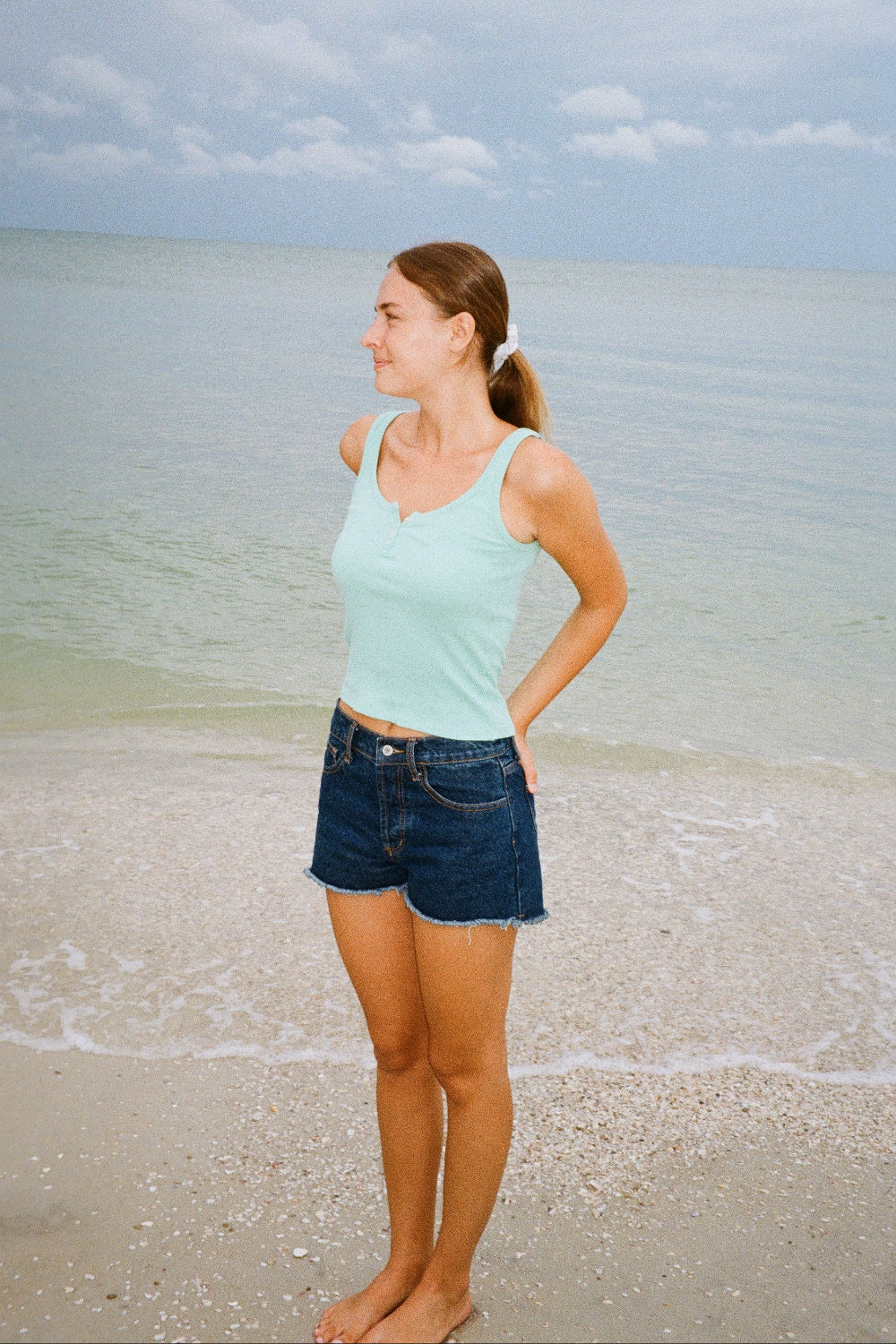 Dalis Long Tank | Seafoam Green / XS/S