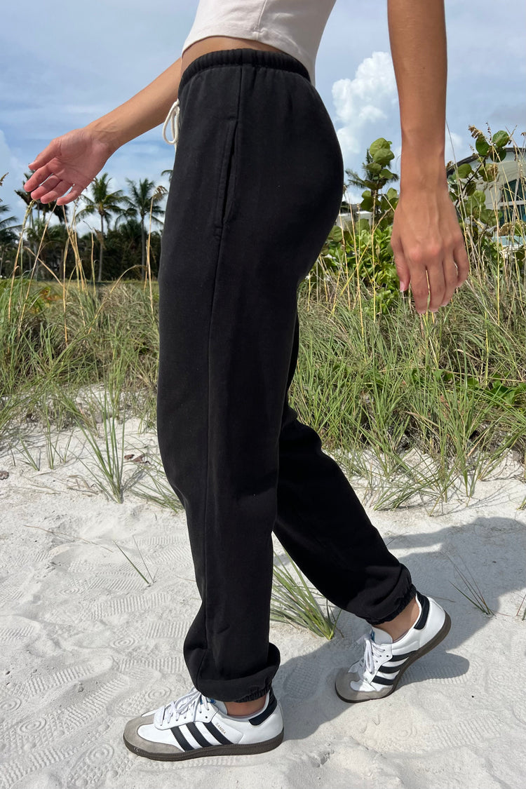 Rosa Tie Sweatpants | Black / S/M