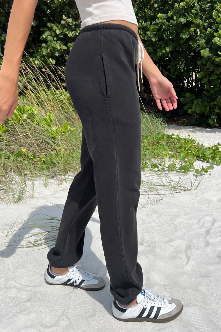 Rosa Tie Sweatpants | Black / S/M