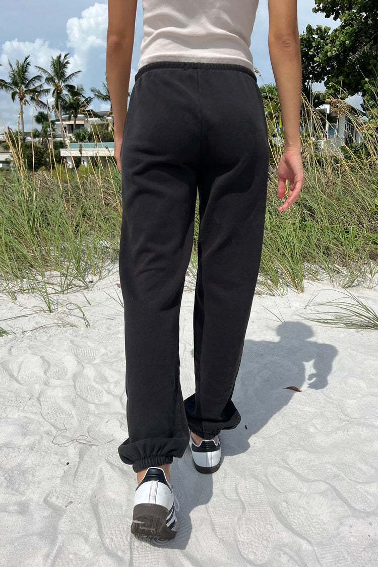 Rosa Tie Sweatpants | Black / S/M