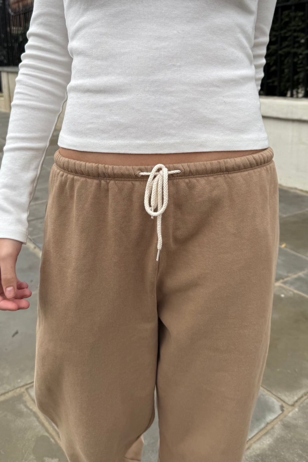 Rosa Tie Sweatpants | Sand / S