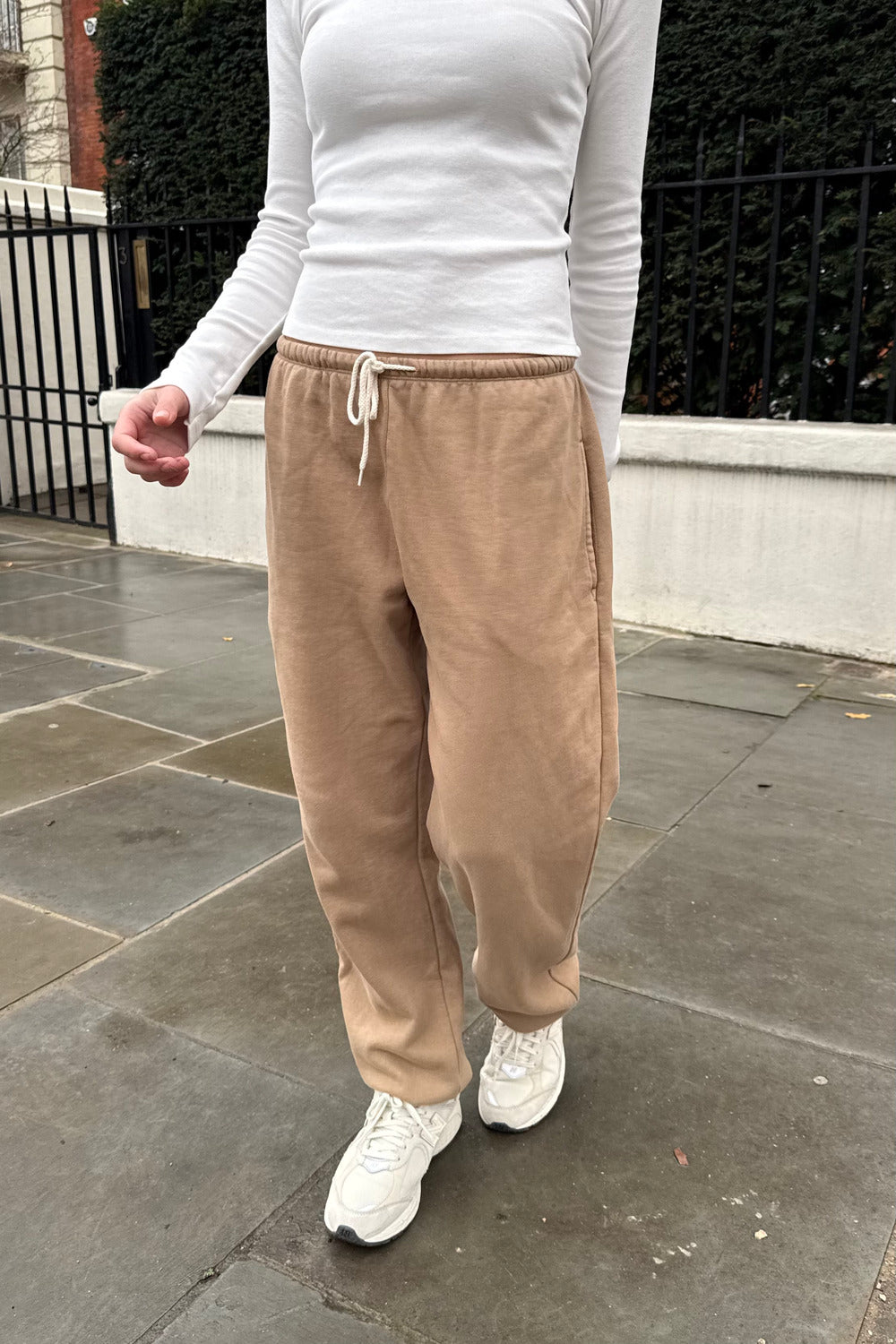 Rosa Tie Sweatpants | Sand / S