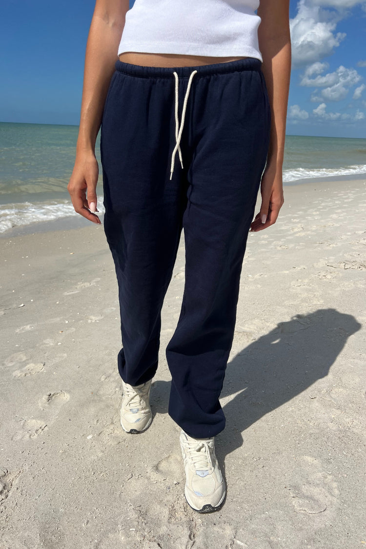 Rosa Tie Sweatpants | Navy Blue / S/M