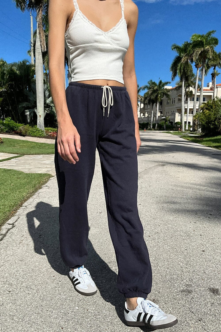 Rosa Tie Sweatpants | Dark Navy / S/M