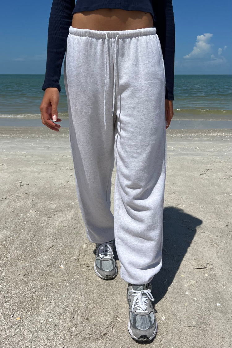 Rosa Tie Sweatpants | Grey Melange / S/M