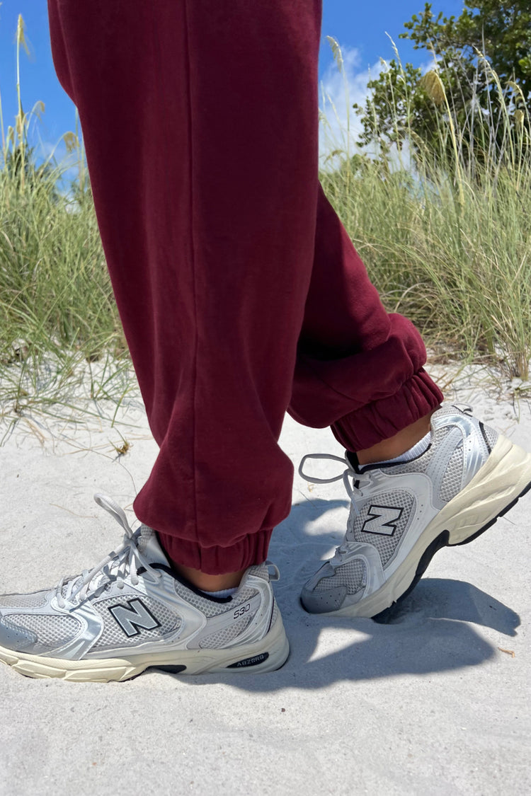 Rosa Sweatpants | Burgundy / S/M