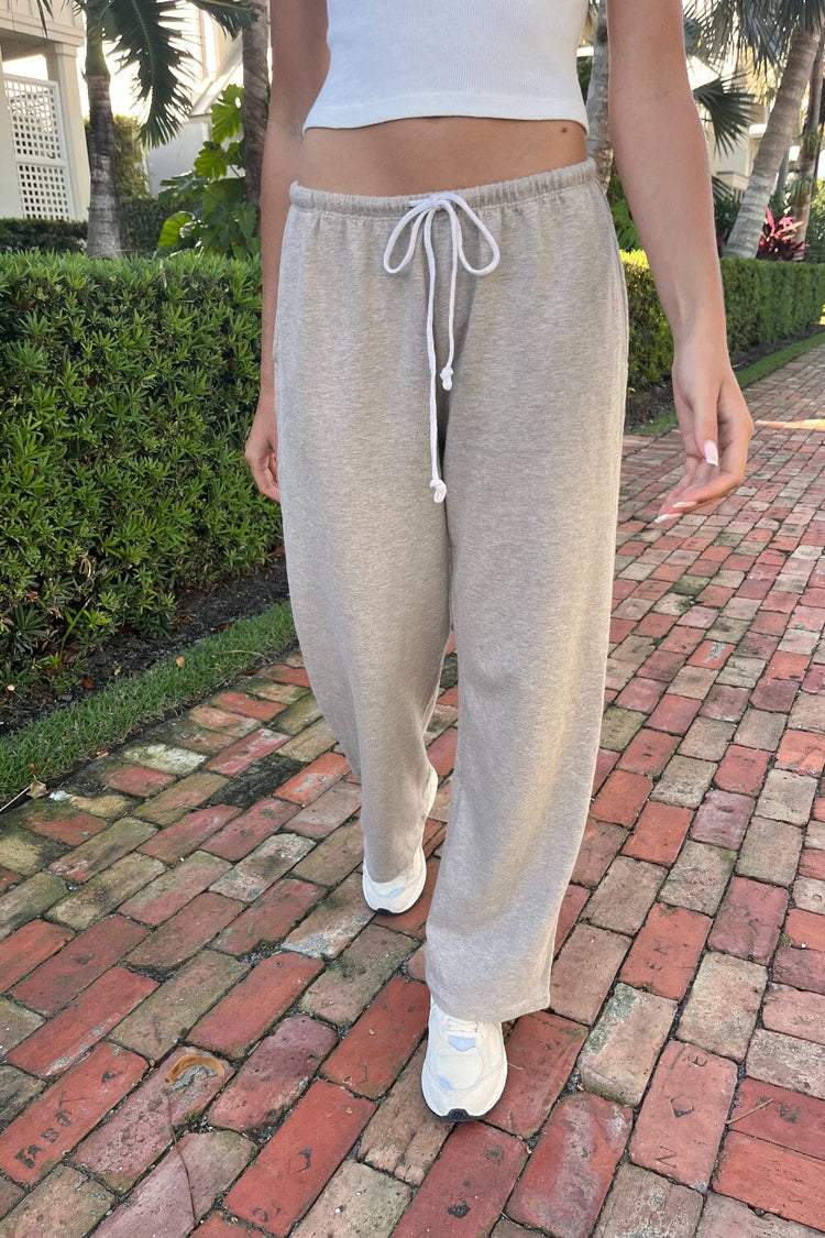 Autumn Tie Sweatpants | Light Tan / XS/S