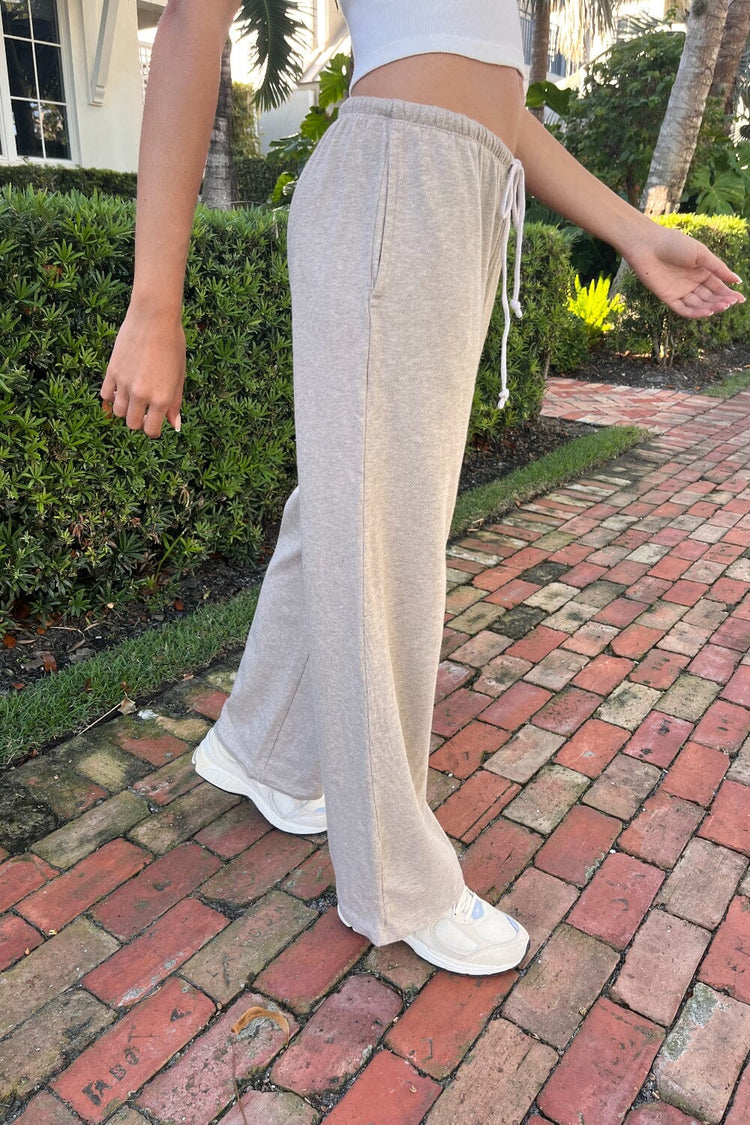 Autumn Tie Sweatpants | Light Tan / XS/S