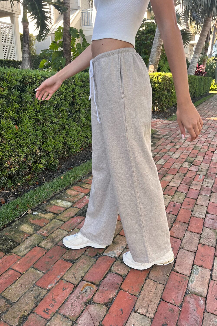 Autumn Tie Sweatpants | Light Tan / XS/S