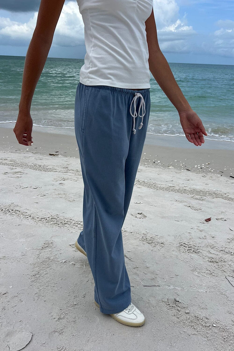 Autumn Tie Sweatpants | Sky Blue / S