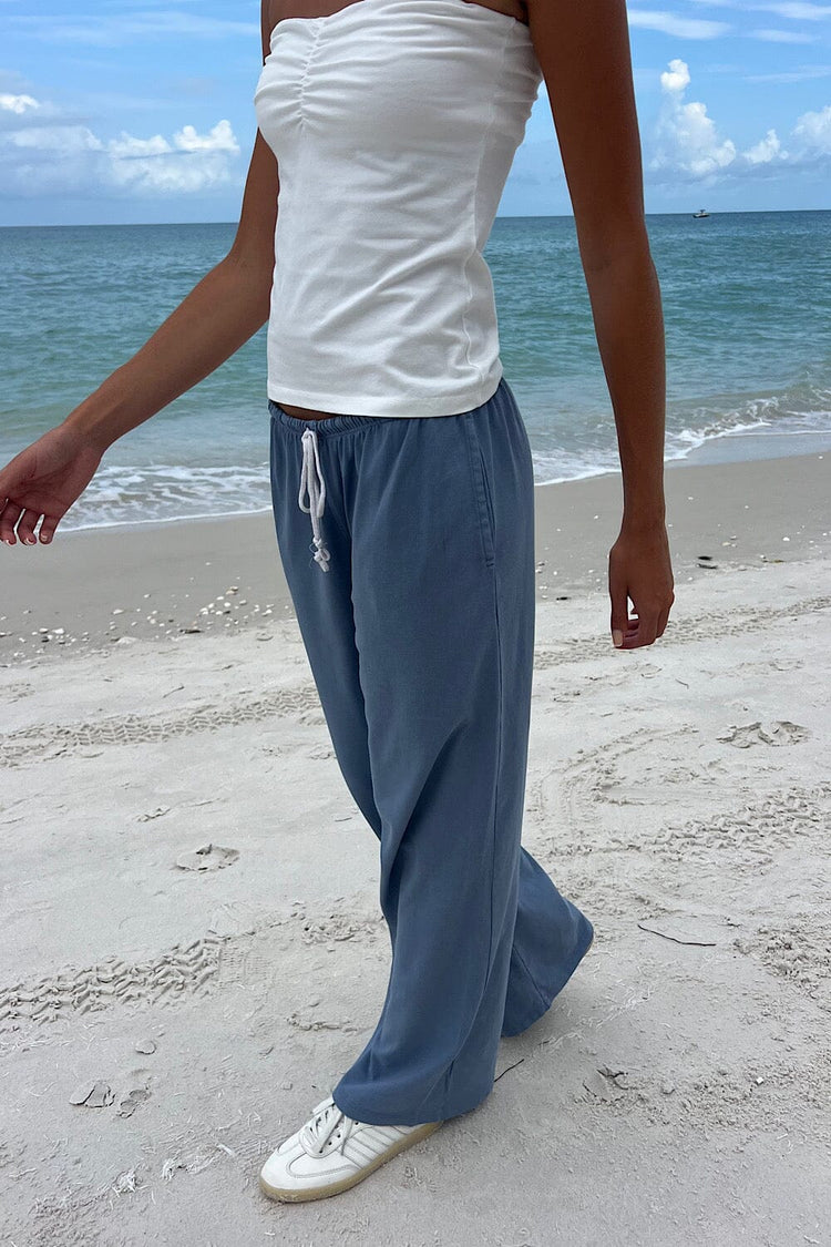 Autumn Tie Sweatpants | Sky Blue / S