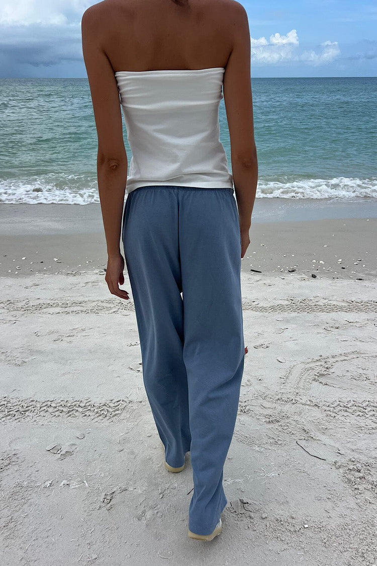 Autumn Tie Sweatpants | Sky Blue / S