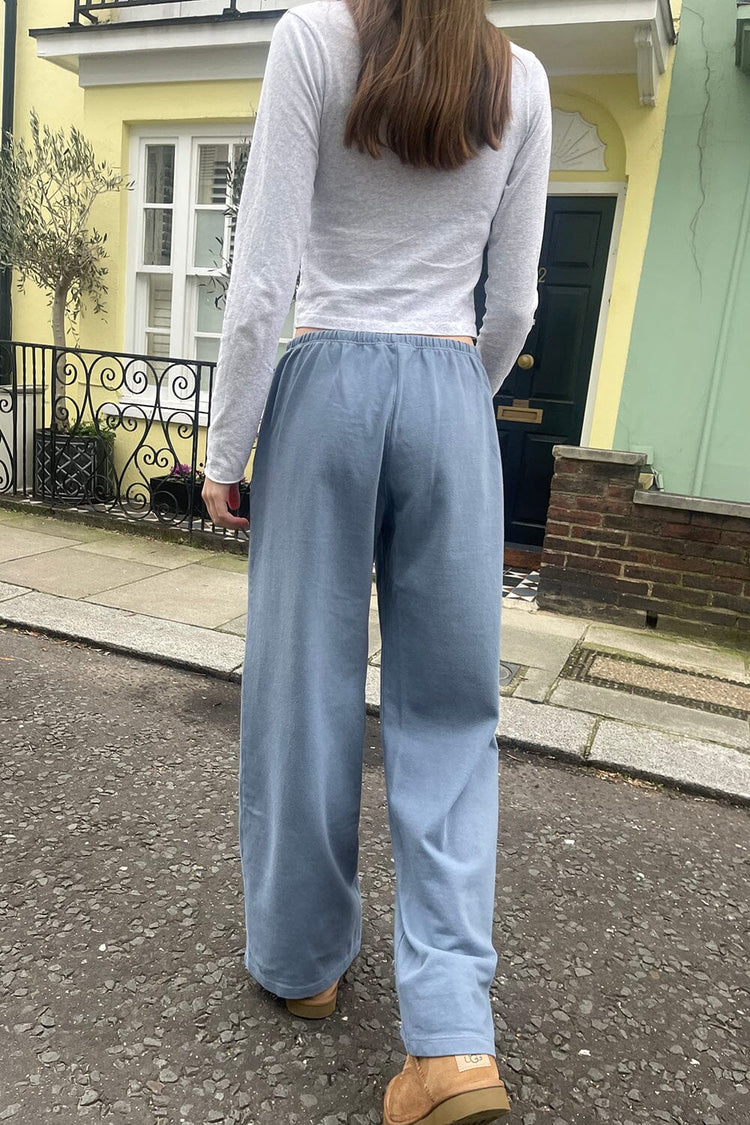 Autumn Tie Sweatpants | Sky Blue / S