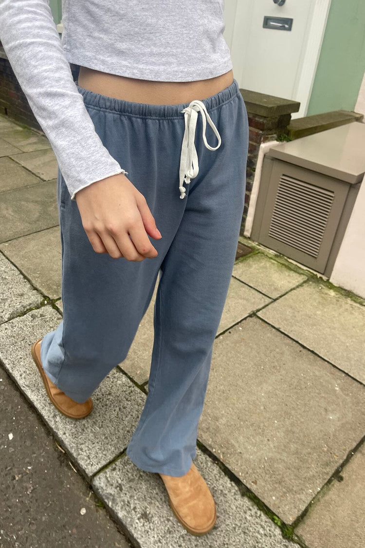 Autumn Tie Sweatpants | Sky Blue / S