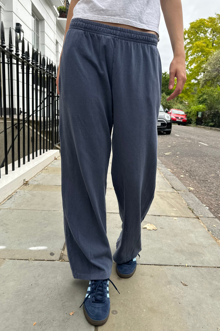 Anastasia Tie Sweatpants | Faded Navy Blue / S/M