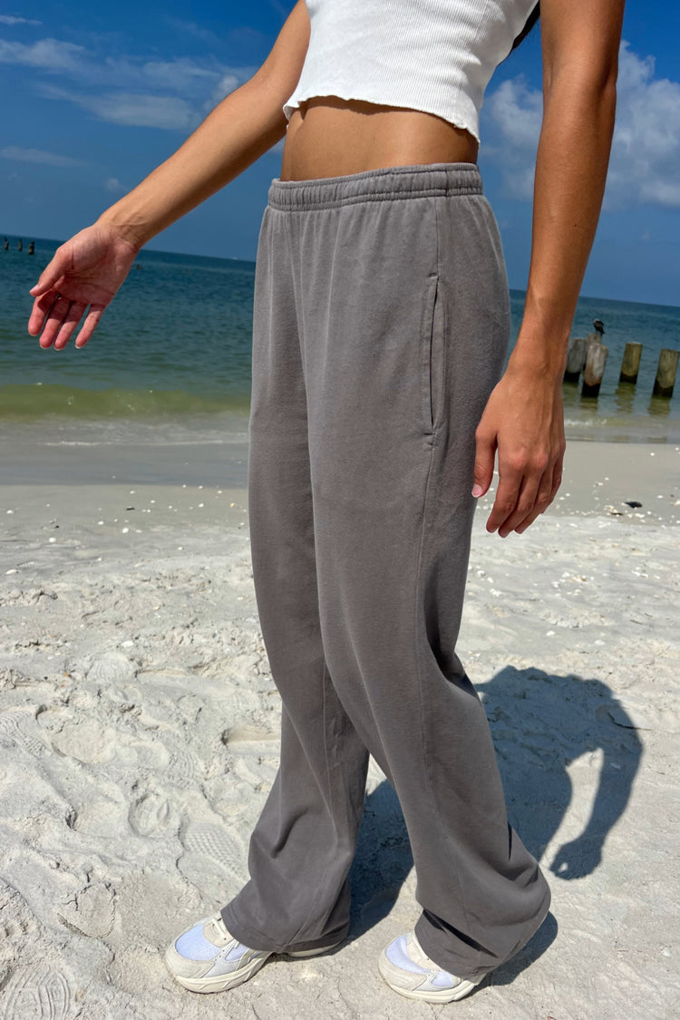 Anastasia Tie Sweatpants | Dark Ash / S/M