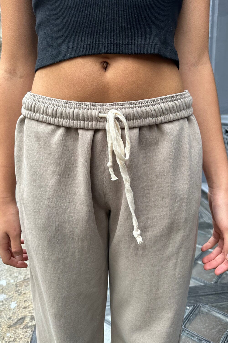 Anastasia Tie Sweatpants | Sand / S/M