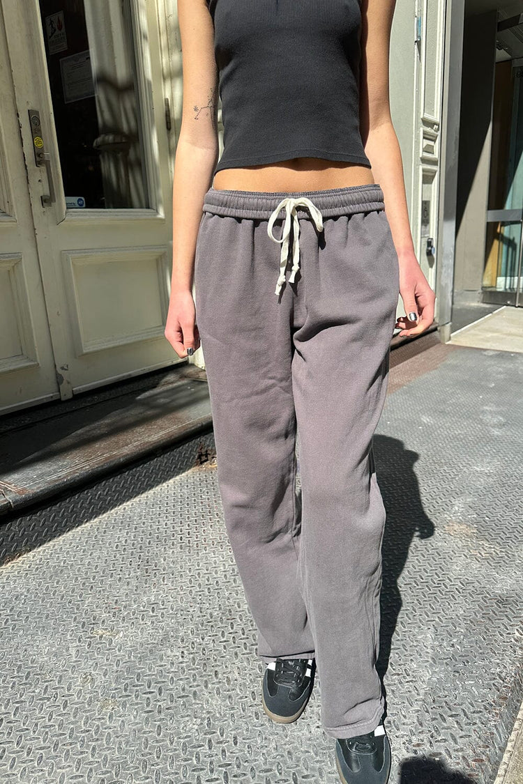 Anastasia Tie Sweatpants | Dark Grey / S/M