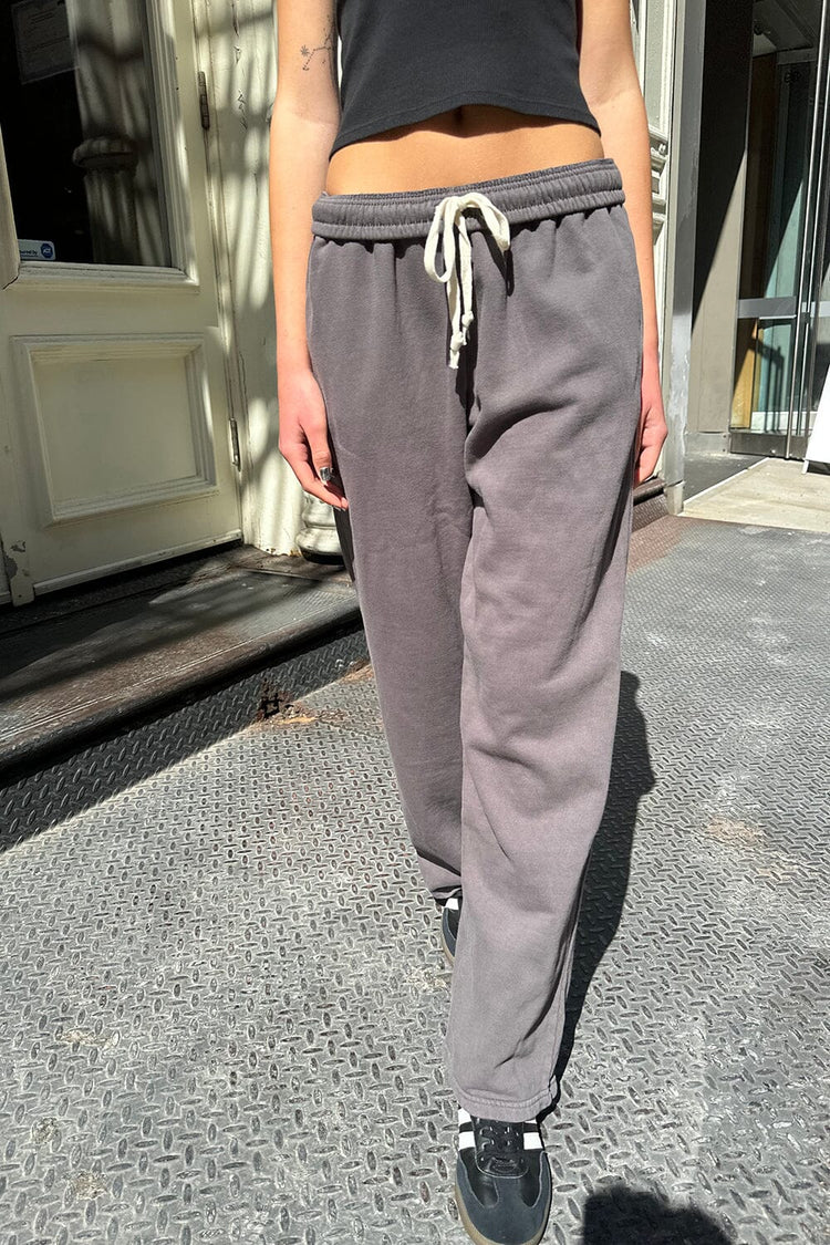 Anastasia Tie Sweatpants | Dark Grey / S/M