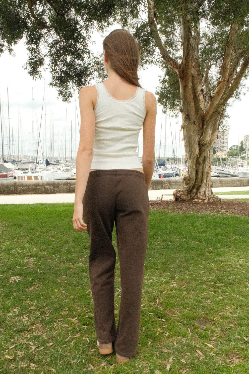 Anastasia Soft Sweatpants | Dark Brown / S/M