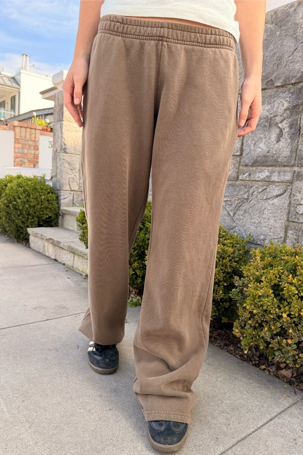 Anastasia Soft Sweatpants | Pastel Brown / S/M