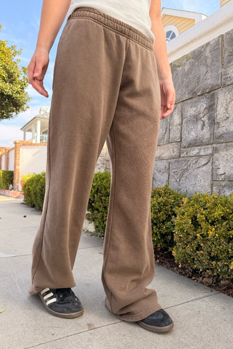 Anastasia Soft Sweatpants | Pastel Brown / S/M