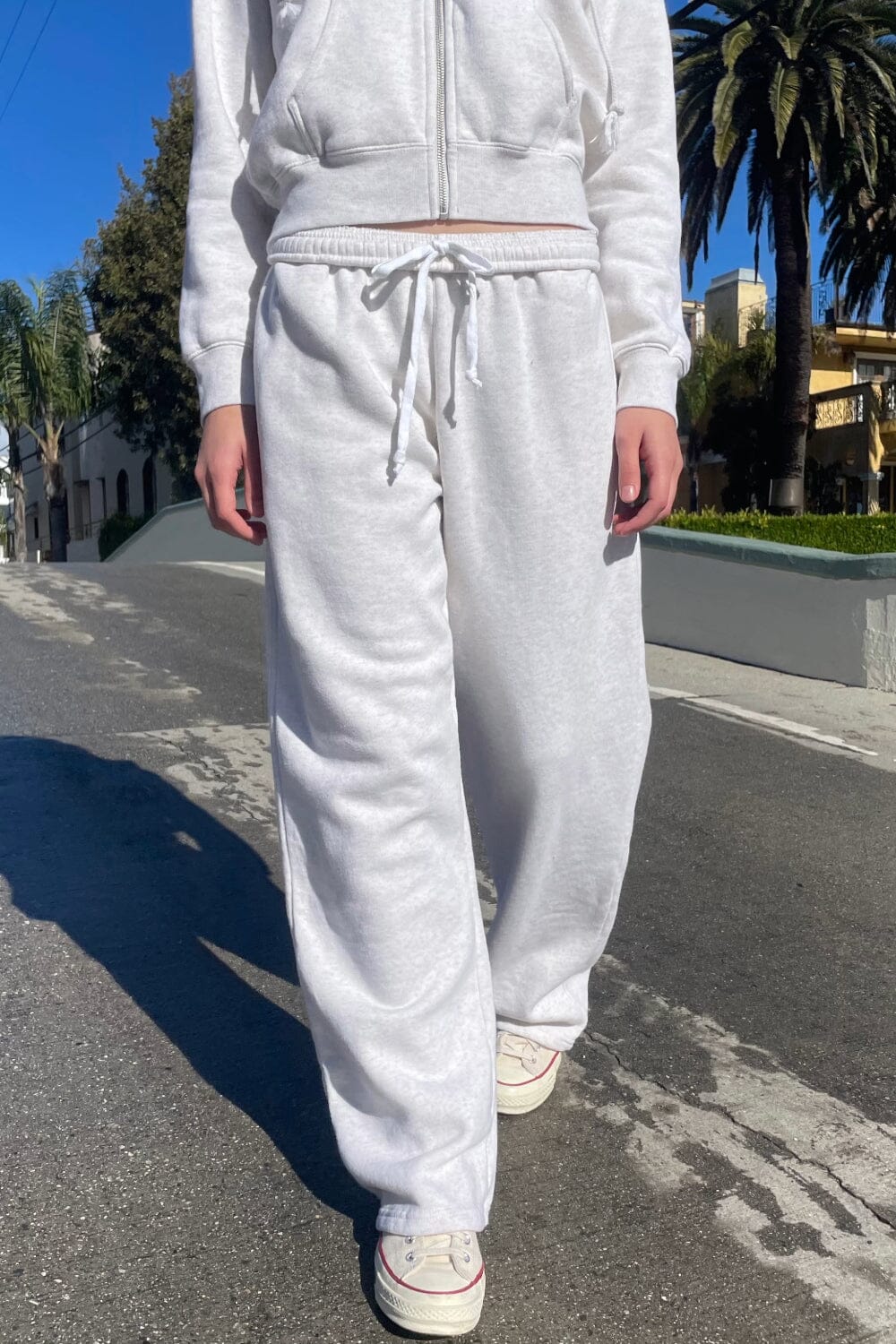 Brandy melville white sweats sale