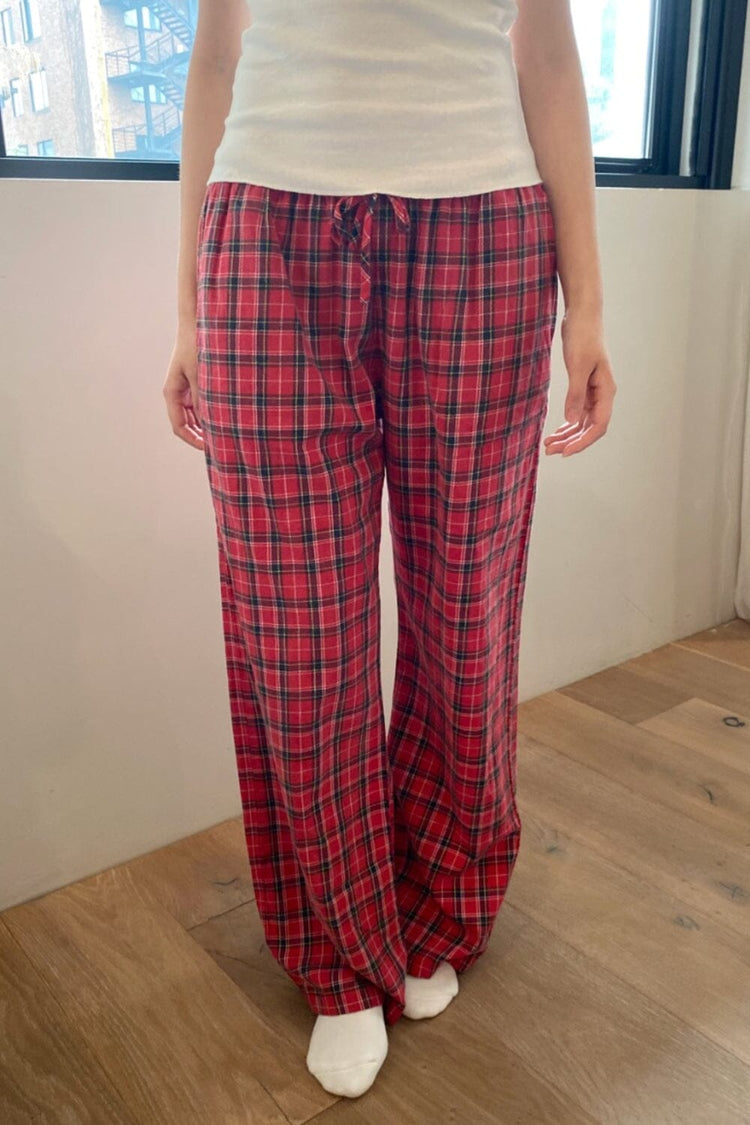 Noelia Plaid Pants | Red Green White Yellow Plaid / XS/S
