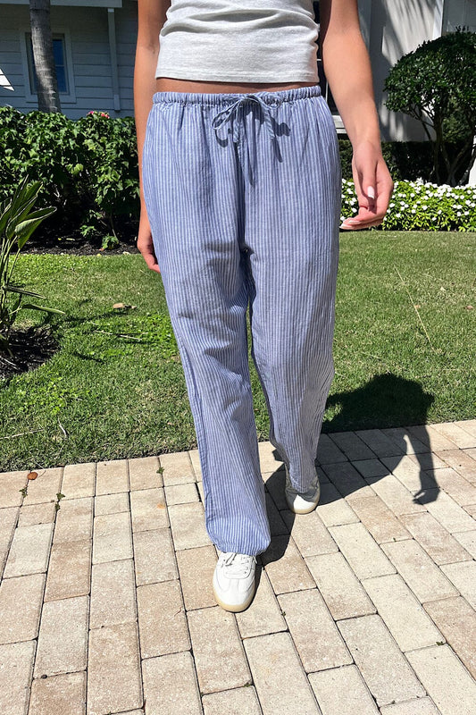 Washed Navy Double Stripes / S/M