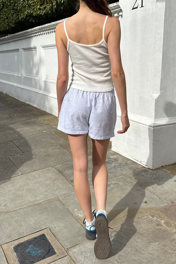 Rosa Sweatshorts | Silver Grey / S