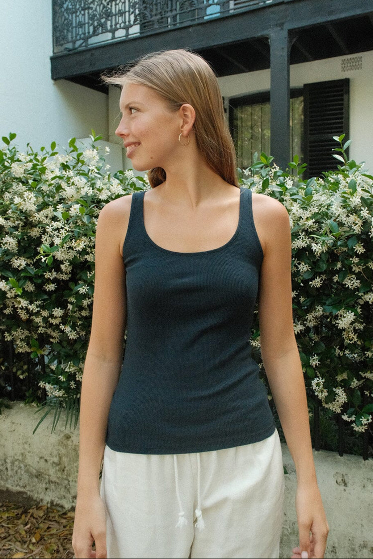 Beyonca Tank Top | Blue Navy / XS/S