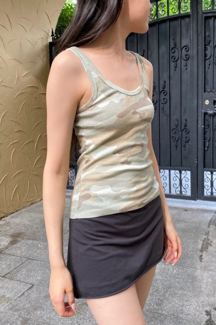 Beyonca Camouflage Tank | Light Camouflage / XS/S
