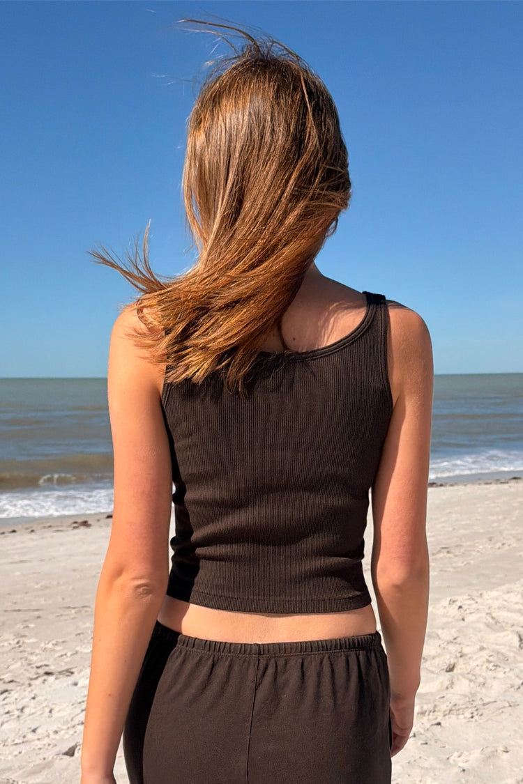 Trisha Tank | Dark Brown / XS/S