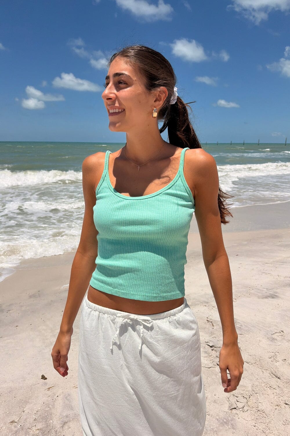 Beyonca Tank Top | Seafoam Green / XS/S