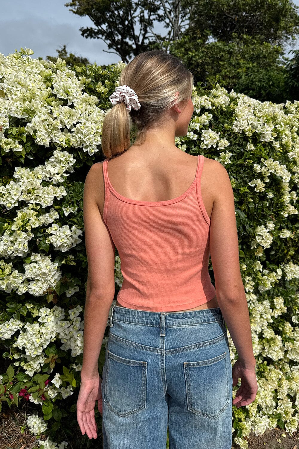 Beyonca Crop Tank | Coral Rose / XS/S