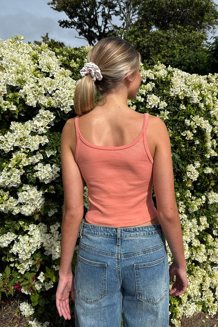 Beyonca Crop Tank | Coral Rose / XS/S