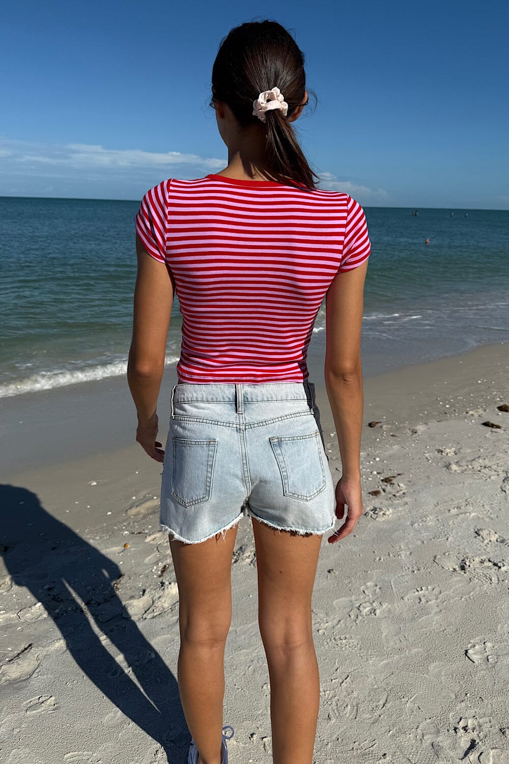 Red And Pink Stripes / XS/S