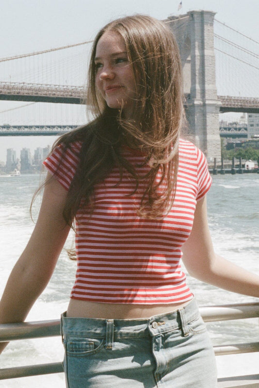Red And Pink Stripes / XS/S