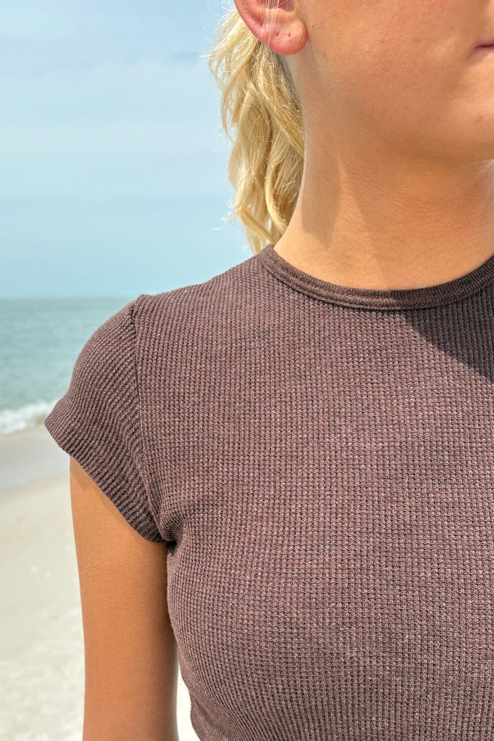 Ashlyn Thermal Top | Brown / XS/S