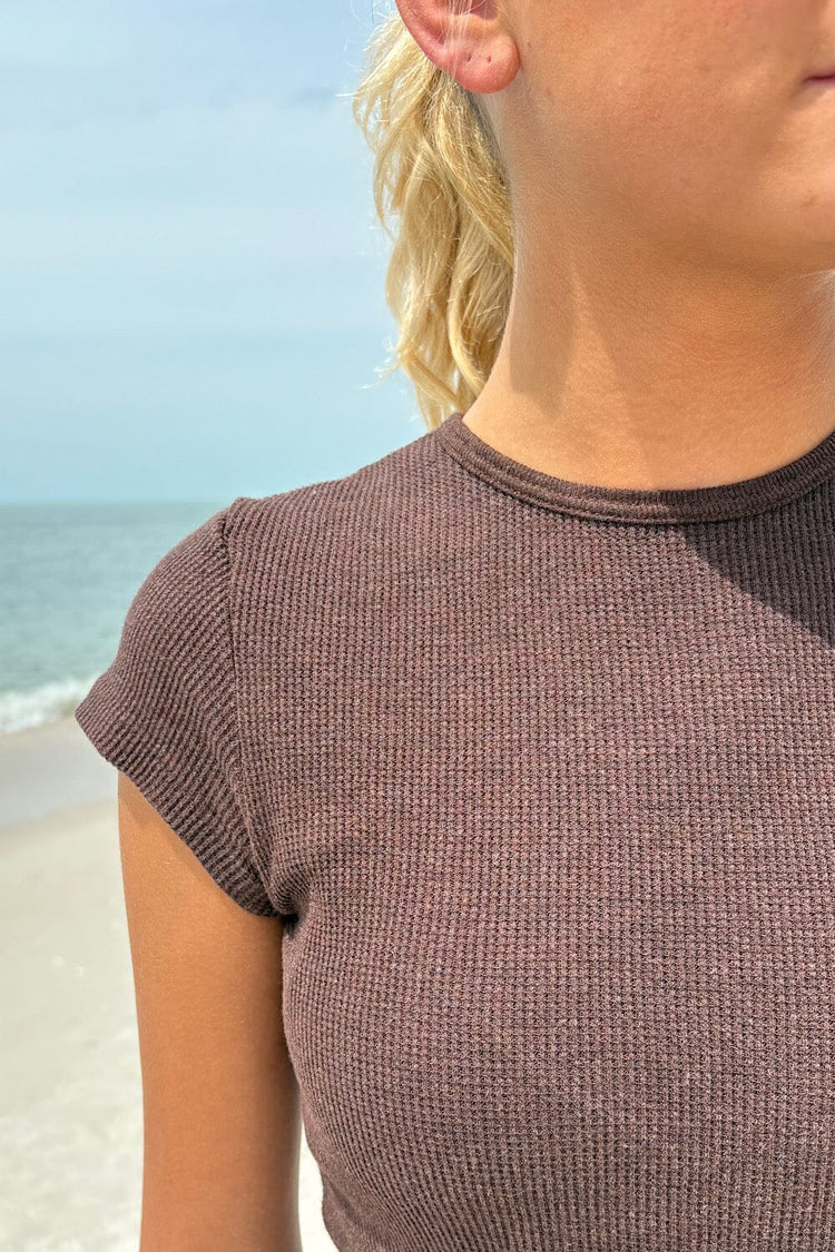 Ashlyn Thermal Top | Brown / XS/S